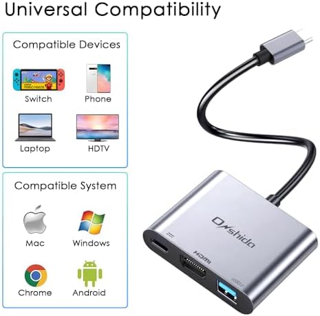 Vue 6 de Onshida Switch Docking Station