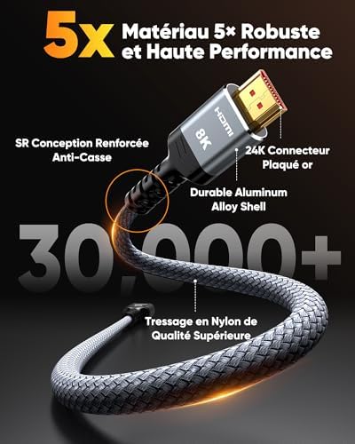 Vue 5 de Snowkids Cable Hdmi