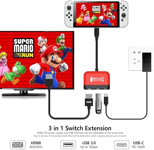 Vue 3 de Switch Tv Dock Fur