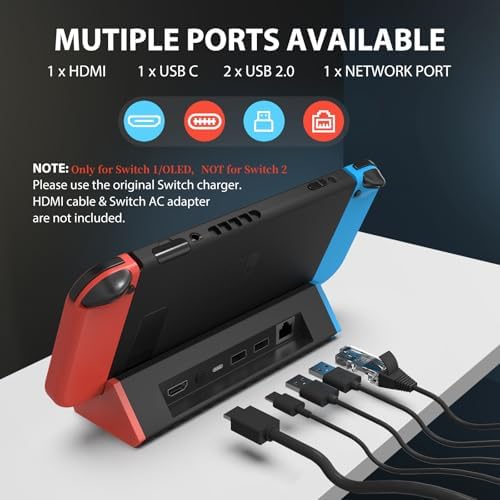 Vue 4 de Siwiqu Switch Tv Dock