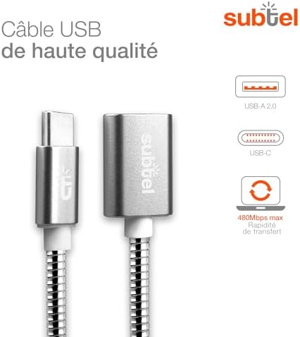 Vue 2 de Subtel Cable Otg Compatible