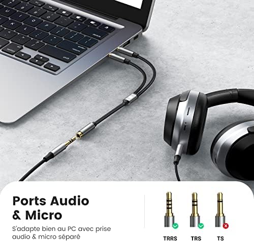 Vue 2 de Ugreen Splitter Audio Double