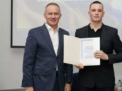 Студент УГМУ удостоен медали Луки Крымского за мужество