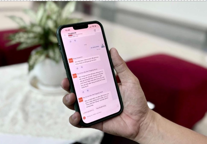 Trợ lý gian hàng ảo giúp gian hàng được đánh giá tích cực và tăng tỉ lệ chuyển đổi mua hàng. Ảnh: Thái Anh