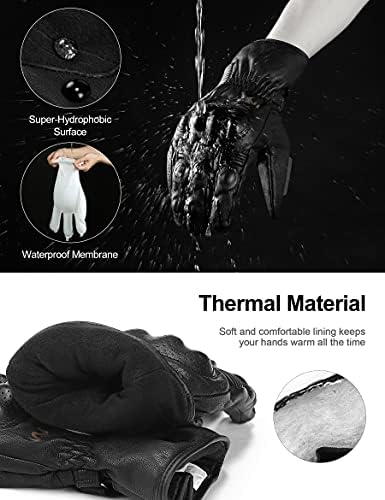 Vue 3 de Inbike Gants Moto Homme