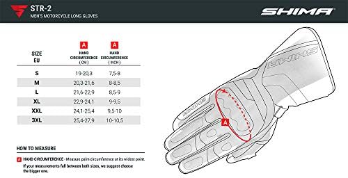 Vue 6 de Shima Str Gants Moto