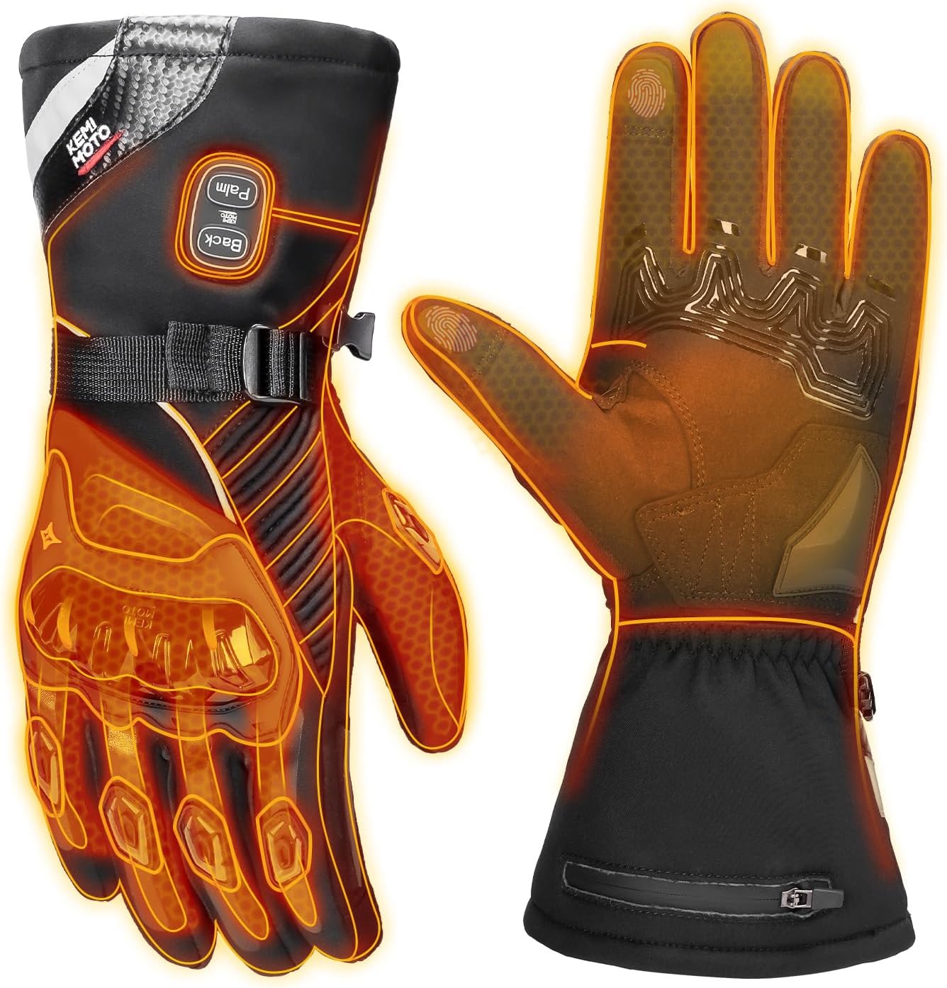 Kemimoto Gant Chauffant Motos