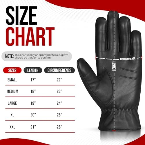 Vue 2 de Gants Homme Noir Noir