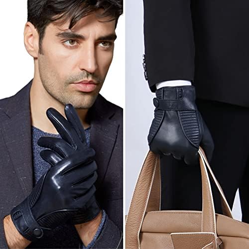 Vue 2 de Mens Sheepskin Leather Gloves