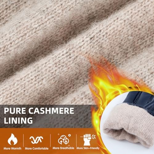 Vue 3 de Mens Sheepskin Leather Gloves