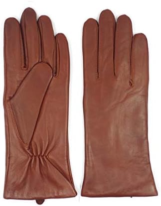 Vue 3 de Womens Leather Winter Glovesgenuine