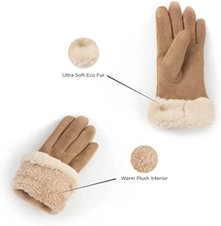 Vue 7 de Gants Dhiver Tactiles Femme