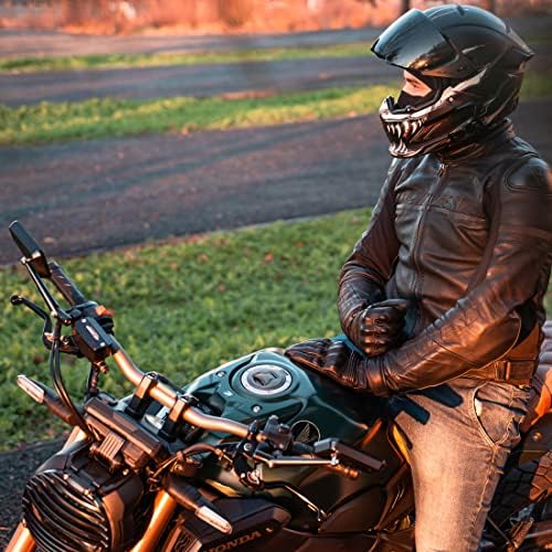 Vue 2 de Kmuk Gants De Moto