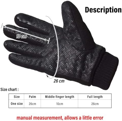 Vue 7 de Gants Thermiques En Cuir