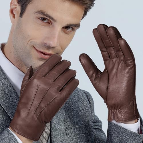 Vue 2 de Homme Gants En Cuir