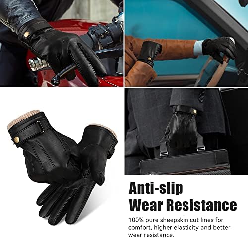 Vue 2 de Gants Dhiver Pour Homme