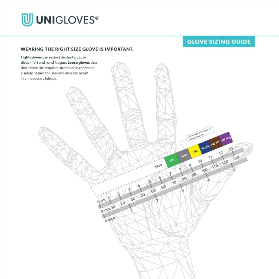 Vue 5 de Nitrex Paires Gants