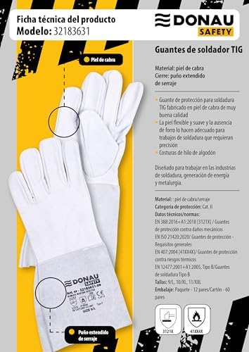 Vue 5 de Donau Safety Gants De