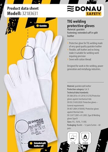 Vue 7 de Donau Safety Gants De