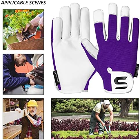 Vue 2 de Sawans Gants De Jardinage
