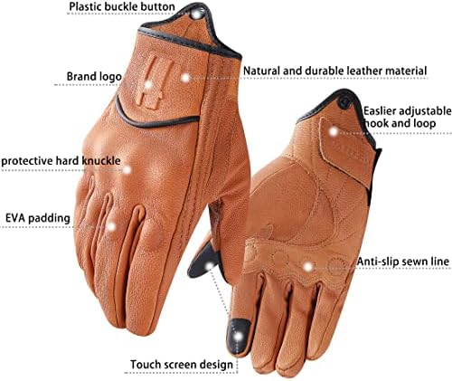 Vue 2 de Gmukk Gants De Moto