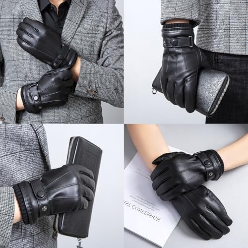 Vue 7 de Bdshunbfgants En Cuir Pour