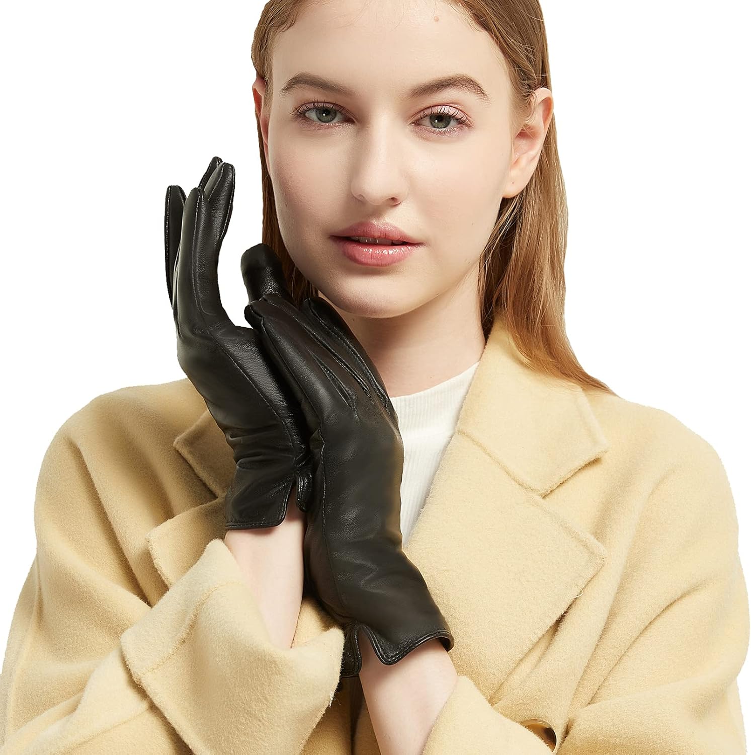 Gants Hiver Femme Cuir