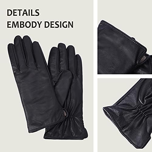 Vue 5 de Gants Hiver Femme Cuir