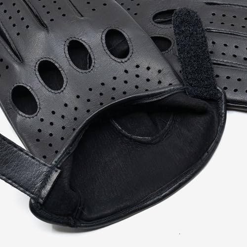 Vue 2 de Gants Conduite Homme Cuir