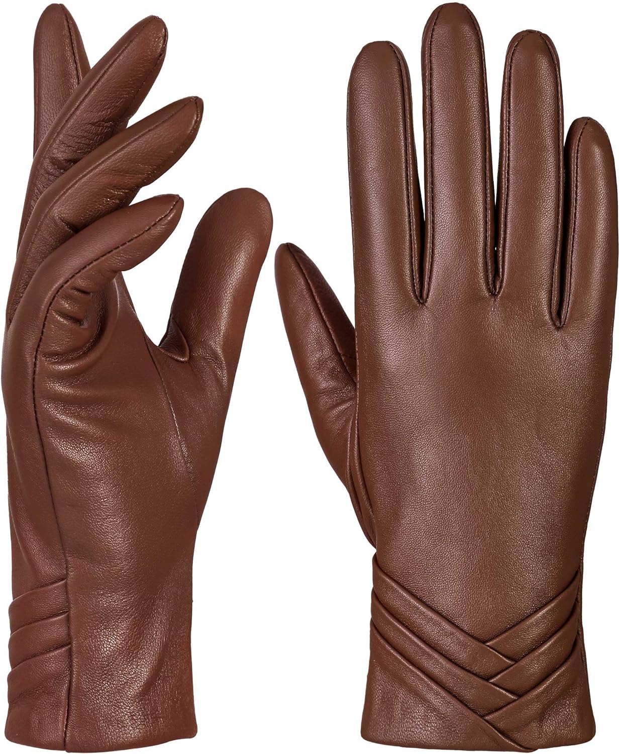 Gants Cuir Femme Tactiles