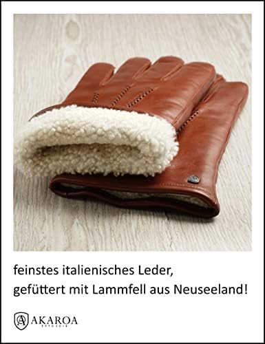 Vue 3 de Dan Gants En Cuir