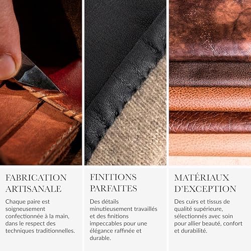 Vue 5 de Gants Cuir Dagneau Pour