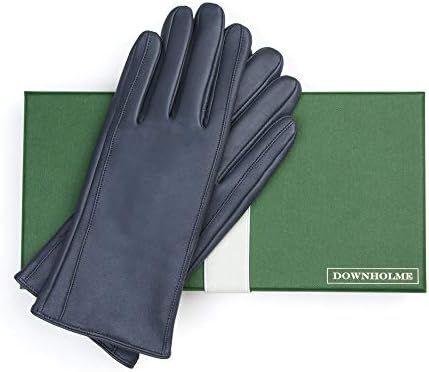 Vue 2 de Gants Tactiles En Cuir