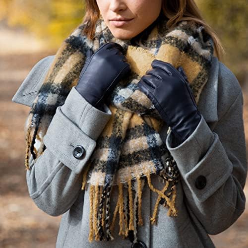 Vue 6 de Gants Tactiles En Cuir