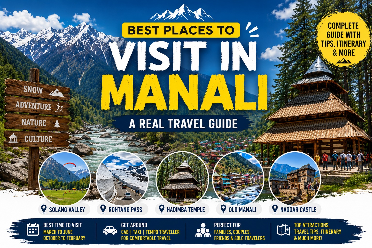 Best Places to Visit in Manali Complete Travel Guide