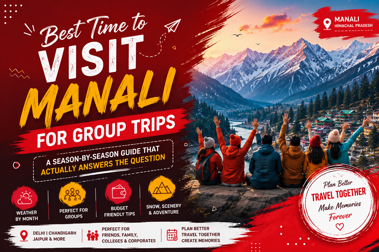 Best Time to Visit Manali for Group Tours Weather & Travel Guide