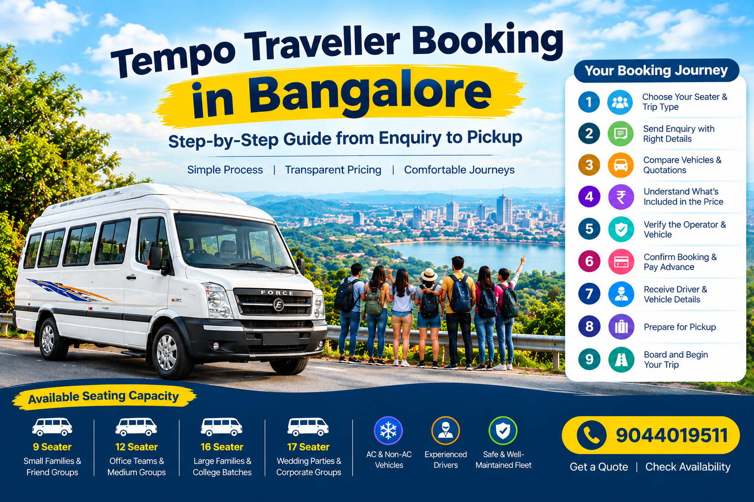 Tempo Traveller Booking in Bangalore Complete Guide