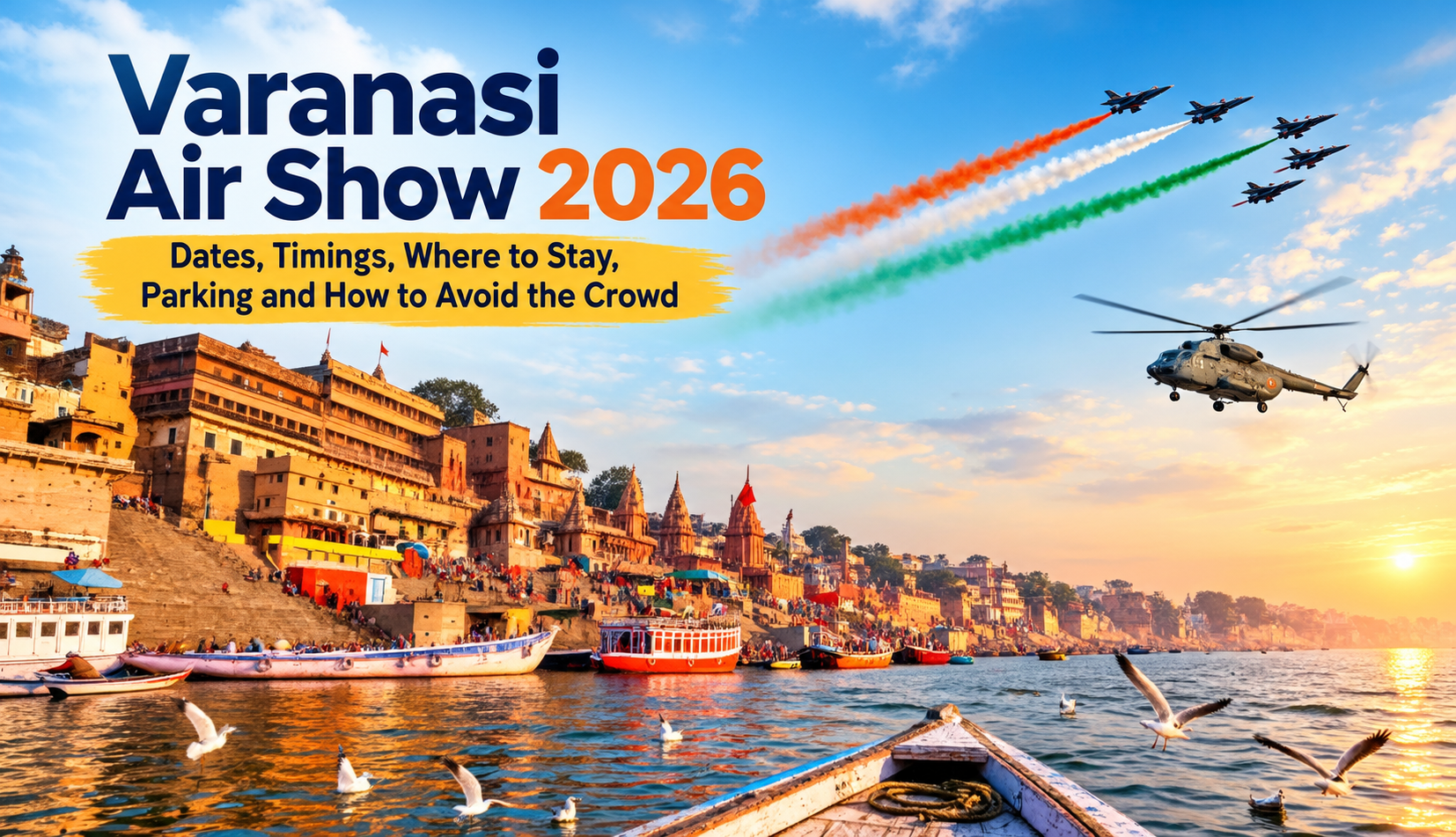 Varanasi Air Show 2026: Dates, Timings, Parking & Stay