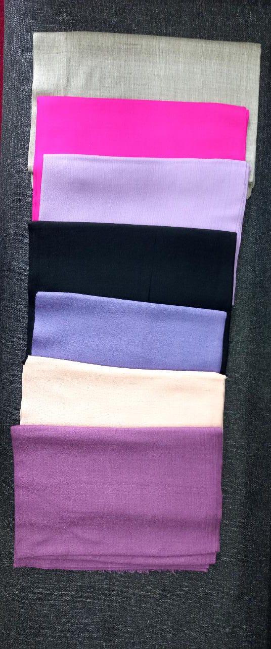 Pink Lavender Plain Pashmina Set