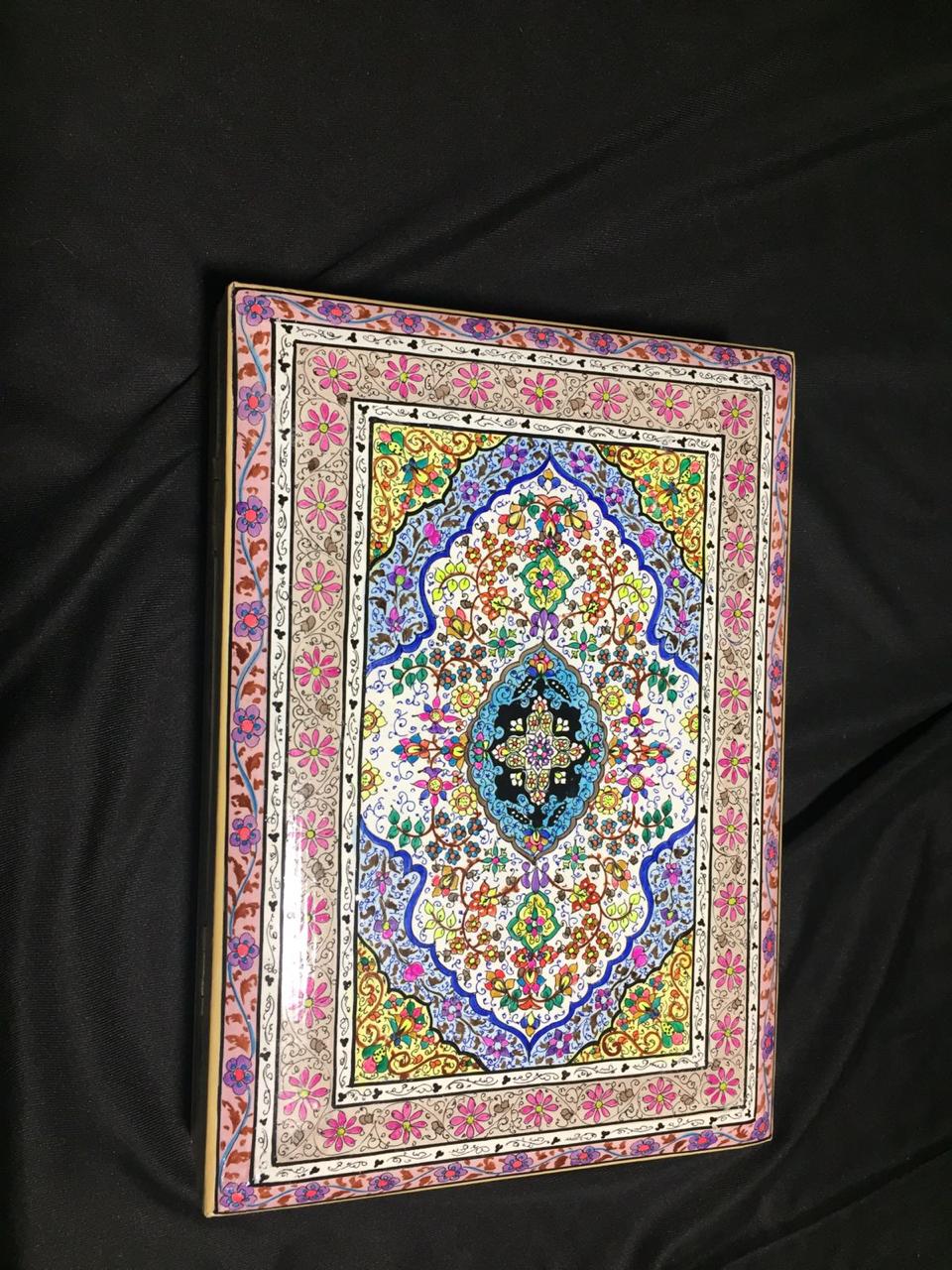 Sapphire Floral Panel, from The Kashmir Knot Kashmiri Handicrafts