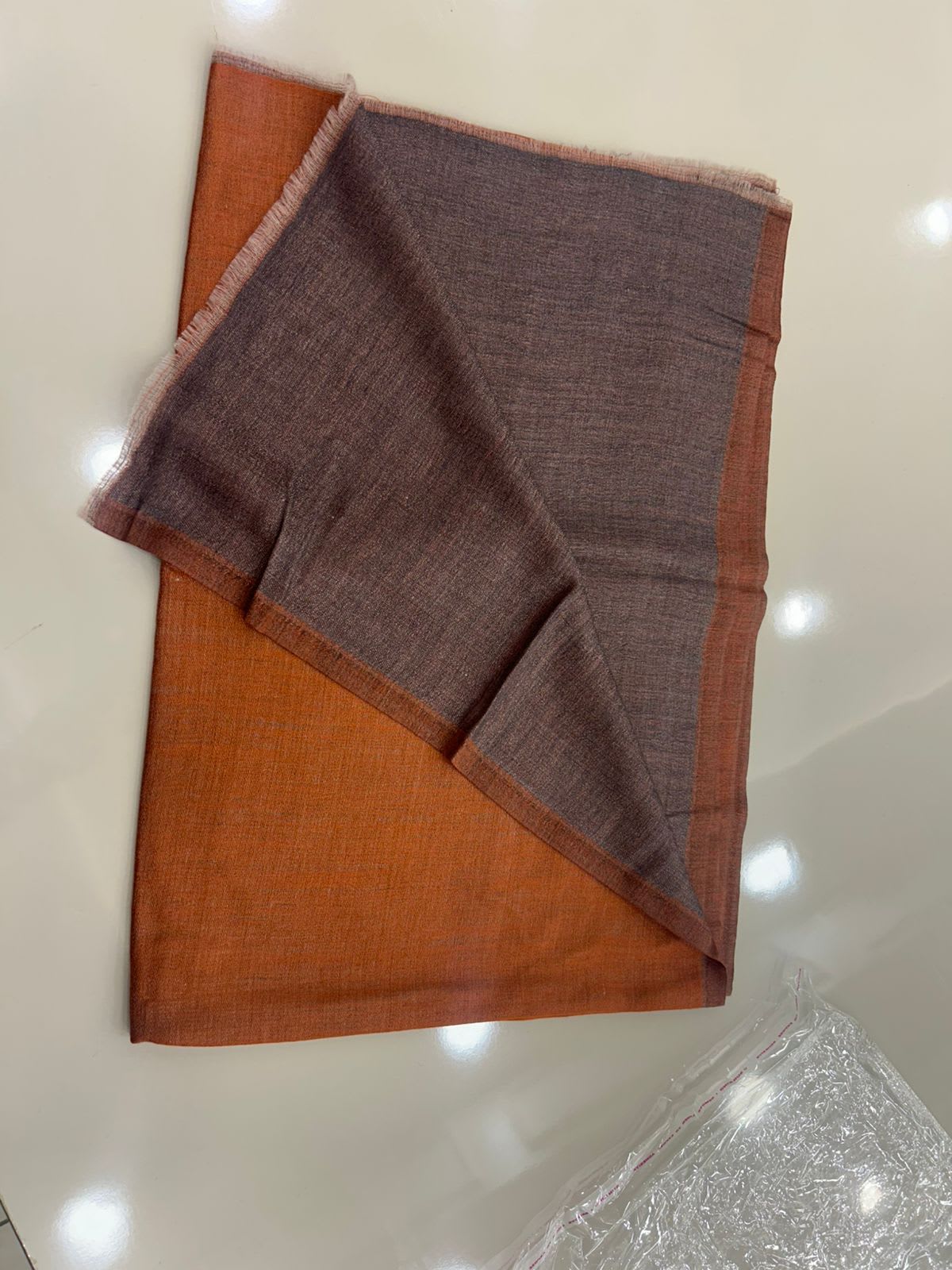 Copper Grey Reversible Pashmina, from The Kashmir Knot Pashmina Shawls