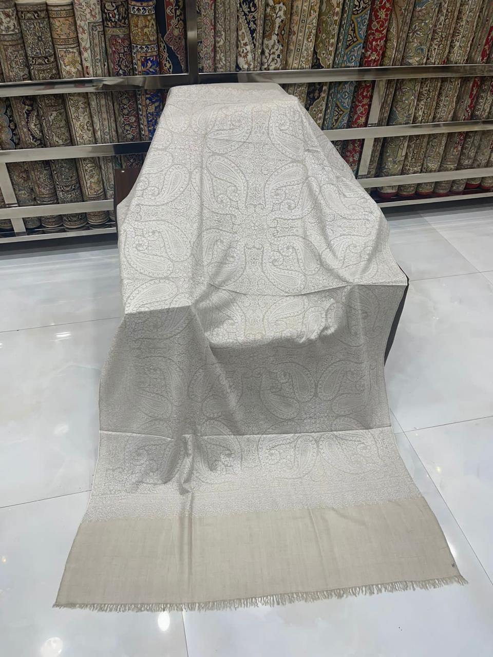 White Sheer Pashmina, from The Kashmir Knot Pashmina Shawls