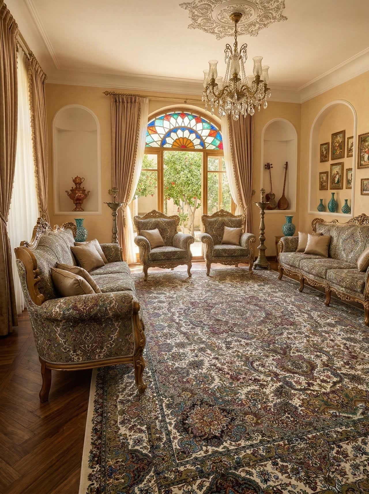 Antique Ivory Garden