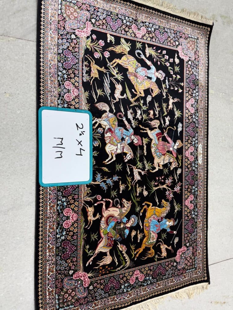 Hand-Tufted Carpet 067, hand-tufted silk carpet