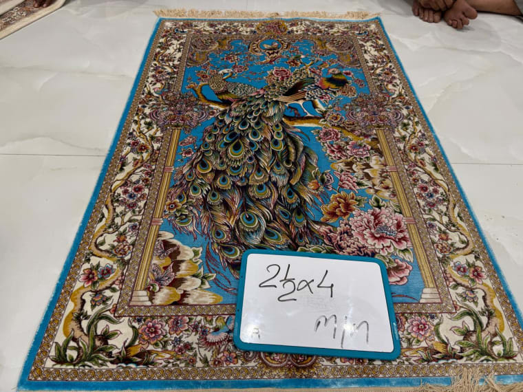 Hand-Tufted Carpet 069, hand-tufted silk carpet