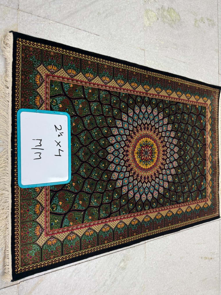 Hand-Tufted Carpet 087, hand-tufted silk carpet