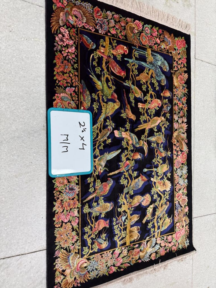 Hand-Tufted Carpet 088, hand-tufted silk carpet