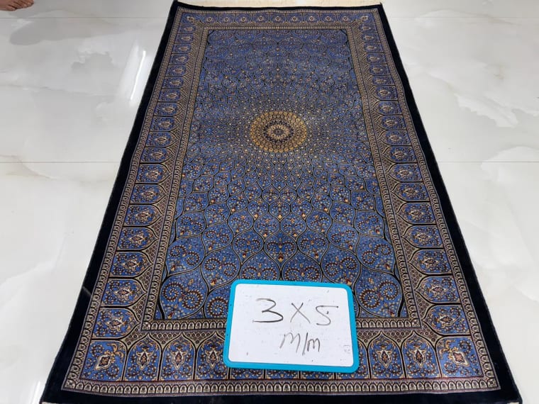 Hand-Tufted Carpet 098, hand-tufted silk carpet
