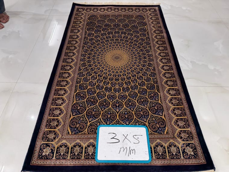Hand-Tufted Carpet 102, hand-tufted silk carpet