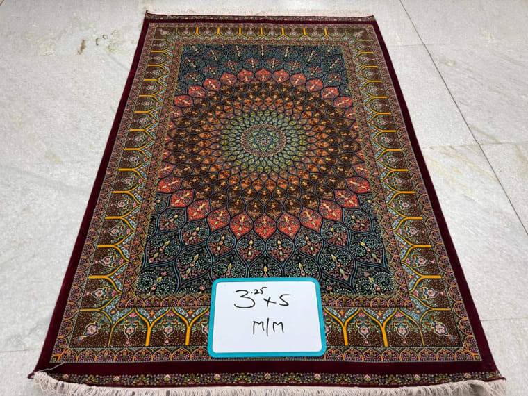 Hand-Tufted Carpet 105, hand-tufted silk carpet